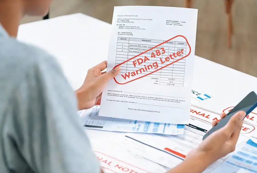 Navigating an FDA 483 or Warning Letter: What Comes Next?